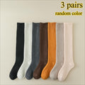 3 Pairs Merino Wool Socks, Women'S Knee-High Socks, Winter Warm