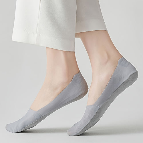 10 Pairs of Women'S Summer Thin No-Show Socks That Don'T Slip Off