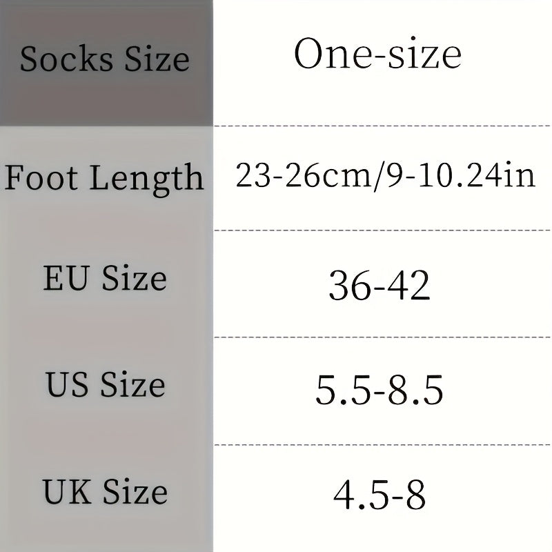 10\u002F20 Pairs of Women'S Cartoon Pattern Low-Cut Invisible Socks, Summer Anti-Slip Short Style, Fiber And Fabric